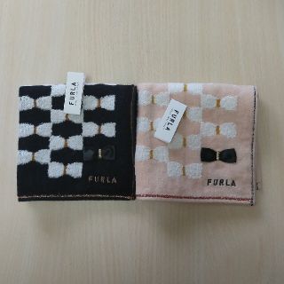 フルラ(Furla)のフルラ　タオルハンカチ　2枚　新品　⑰(ハンカチ)