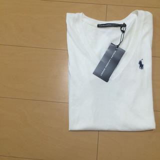 ラルフローレン(Ralph Lauren)のラルフローレル 白Tシャツ(Tシャツ(半袖/袖なし))