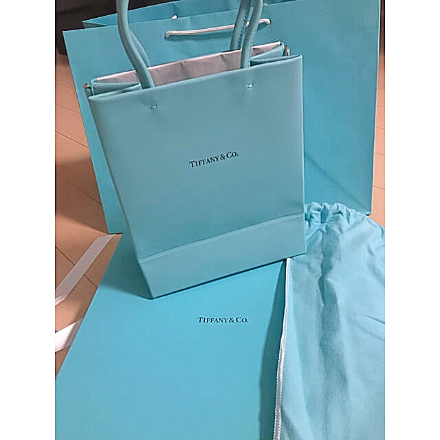 Tiffany & Co.(ティファニー)の専用商品　正規品 ティファニー スモールショッピングトート バッグ レディースのバッグ(トートバッグ)の商品写真