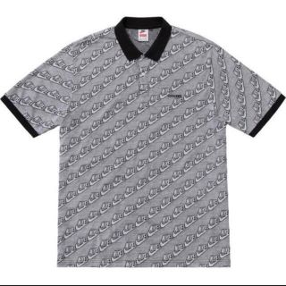 シュプリーム(Supreme)のSupreme Nike Jacquard Polo ブラック　S(ポロシャツ)