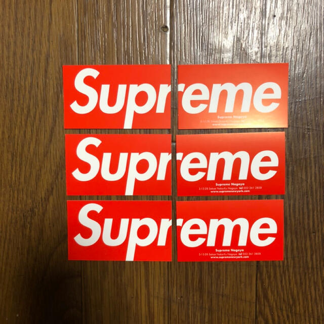 Supreme(シュプリーム)のsupreme  SHOPカード　6枚セット メンズのファッション小物(その他)の商品写真