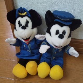 エーエヌエー(ゼンニッポンクウユ)(ANA(全日本空輸))のANA国際線機内ミッキーミニー(ぬいぐるみ)