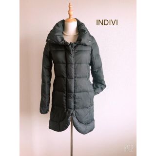 インディヴィ(INDIVI)の美品　美ライン　INDIVI ダウンコート　36(ダウンコート)