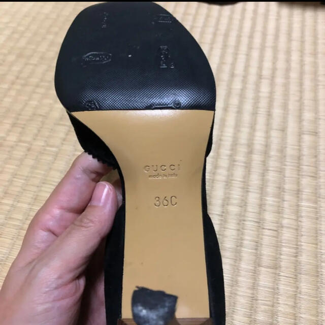 Gucci(グッチ)のGUCCI  オープントゥ　パンプス レディースの靴/シューズ(ハイヒール/パンプス)の商品写真