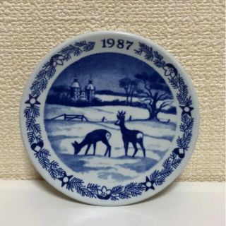 ロイヤルコペンハーゲン(ROYAL COPENHAGEN)のロイヤルコペンハーゲン　1987年イヤープレート ミニ　(その他)