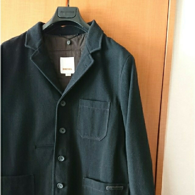 DIESEL(ディーゼル)のDIESEL ディーゼル ジャケット カジュアル 黒 XL メンズのジャケット/アウター(テーラードジャケット)の商品写真