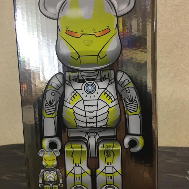 BE@RBRICK SORAYAMA IRONMAN 100％ & 400％ 2