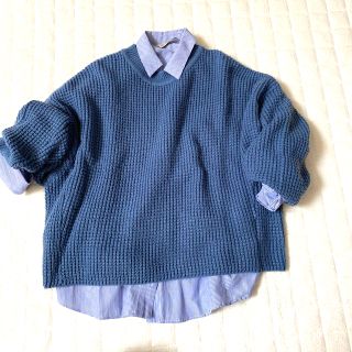 ザラ(ZARA)のZARA シャツコーデ　ニット　LAKOLE(ニット/セーター)