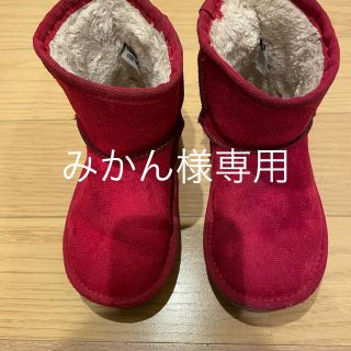 ベベ(BeBe)のBEBE ムートンブーツ キッズ16センチ(ブーツ)