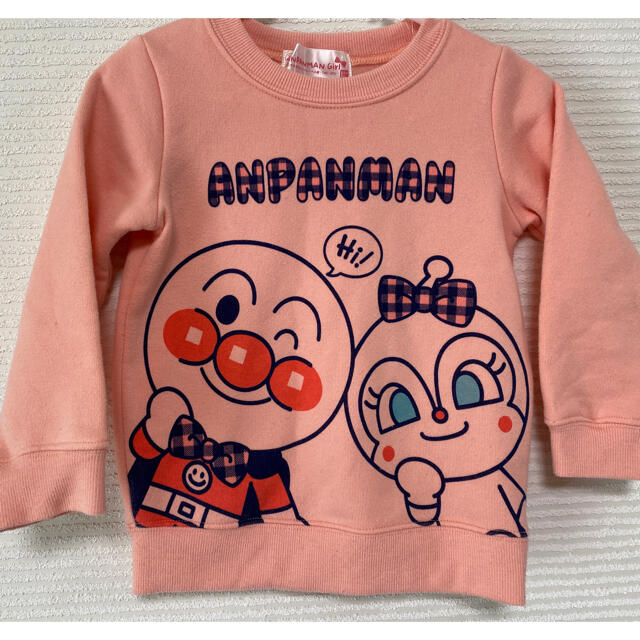 アンパンマン(アンパンマン)のアンパンマン　トレーナー　90 キッズ/ベビー/マタニティのキッズ服女の子用(90cm~)(Tシャツ/カットソー)の商品写真