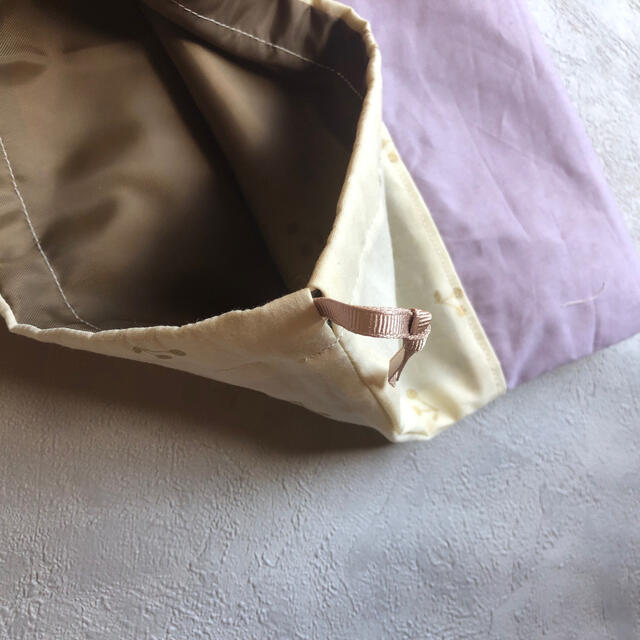 Bonpoint(ボンポワン)の【handmade】フリル　コップ袋　巾着袋　さくらんぼ キッズ/ベビー/マタニティのこども用バッグ(ランチボックス巾着)の商品写真