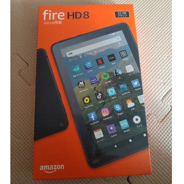 新品 Fire HD 8 タブレット ブラック  8インチ 3 スマホ/家電/カメラのPC/タブレット(タブレット)の商品写真
