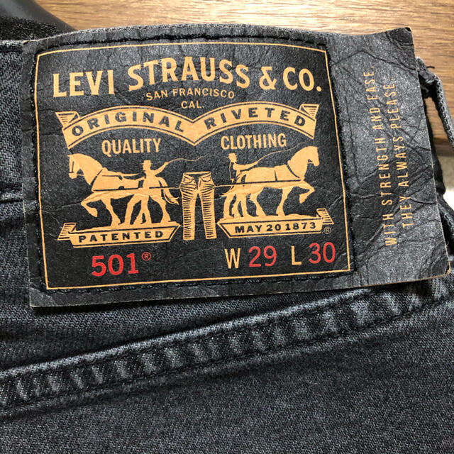 levi's 501 black w29 l30