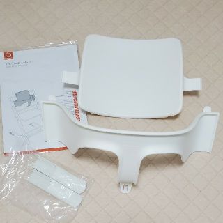 ストッケ(Stokke)の美品★トリップトラップ/ベビーセット/ホワイト/説明書付き(その他)