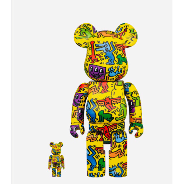 MEDICOM TOY(メディコムトイ)のBE@RBRICK KEITH HARING #5 100% & 400%   エンタメ/ホビーのフィギュア(その他)の商品写真