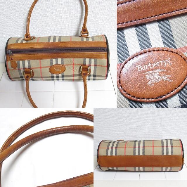 BURBERRY(バーバリー)の★BURBERRYS バーバリー★トートバッグ  ノバチェック パピヨン 筒型 レディースのバッグ(ハンドバッグ)の商品写真