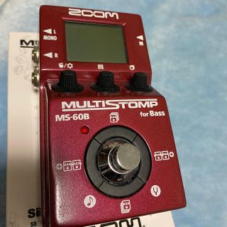 ズーム(Zoom)のZOOM MS-60B MULTI STOMP(ベースエフェクター)