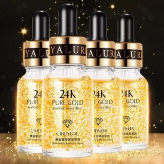 24K PURE GOLD金箔入り美容液 残り1個の通販|ラクマ