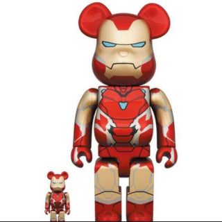 メディコムトイ(MEDICOM TOY)のBE@RBRICK IRON MAN MARK 85 100％&400％　4体(その他)