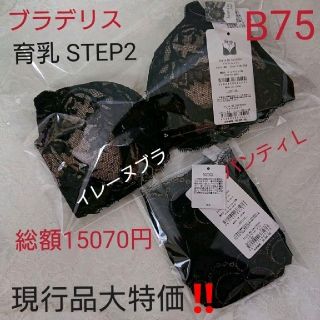 ブラデリスニューヨーク(BRADELIS New York)のma-sa0405様ご専用☆STEP2/B75 ブラ＋パンティ＋ストッキング３点(ブラ&ショーツセット)