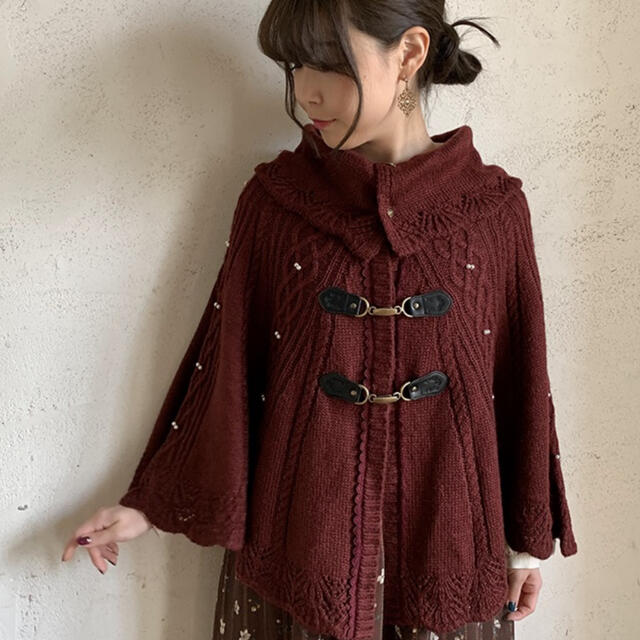 axes femme(アクシーズファム)のaxes🥀ロマンティックポンチョ レディースのジャケット/アウター(ポンチョ)の商品写真