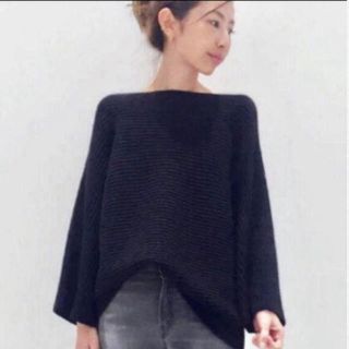 アパルトモンドゥーズィエムクラス(L'Appartement DEUXIEME CLASSE)の★朝は苦手様専用★BOAT NECK FLARE SLEEVE プルオーバー(ニット/セーター)