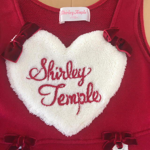 Shirley Temple(シャーリーテンプル)のシャーリーテンプル はしごレースワンピース 110 キッズ/ベビー/マタニティのキッズ服女の子用(90cm~)(ワンピース)の商品写真