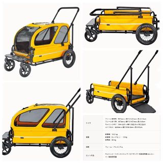 エアバギー(AIRBUGGY)のAIR BUGGY  CARRIAGE    大型犬用 カート(犬)