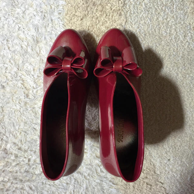 RANDA(ランダ)のRANDA♡レインブーツ♡赤色 レディースの靴/シューズ(レインブーツ/長靴)の商品写真