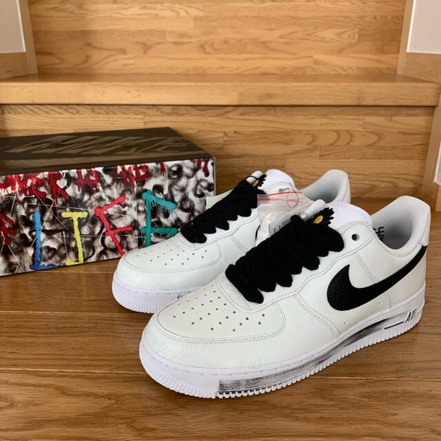 27.5cm Nike Air Force 1 paranoise 黒タグ