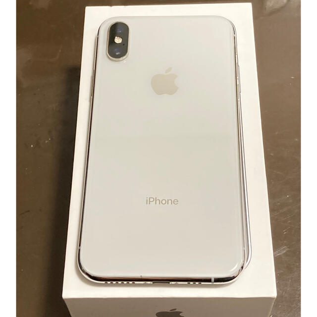 【値下げ中・即決可】iPhone Xs Silver 256 GB SIMフリー