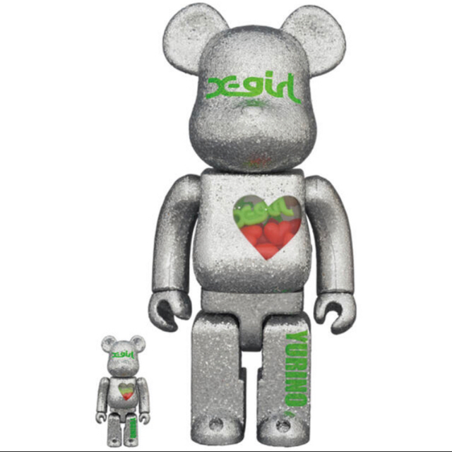 MEDICOM TOY - BE@RBRICK X-girl × YURINO 100% & 400%