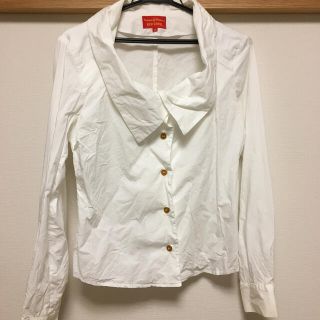 ヴィヴィアンウエストウッド(Vivienne Westwood)のVivienne Westwood RED LABEL 白ブラウス(シャツ/ブラウス(長袖/七分))