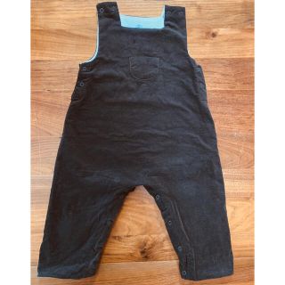 プチバトー(PETIT BATEAU)のプチバトー　サロペット オーバーオール　6m 70サイズ(ロンパース)