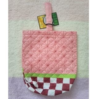 【新品♡】竈門禰豆子 着物柄風 シューズケース(体操着入れ)
