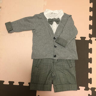 男の子 フォーマル ベビー服 上下セット 80サイズ(セレモニードレス/スーツ)