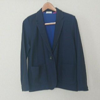 ポールスミス(Paul Smith)のPaul Smith レディース ジャケット ネイビー  XL 大きいサイズ(テーラードジャケット)