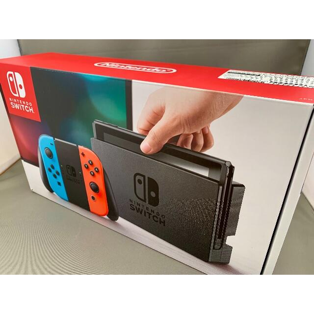 Nintendo Switch - ニンテンドースイッチ ネオンブルー/ネオンレッド 本体 美品中古