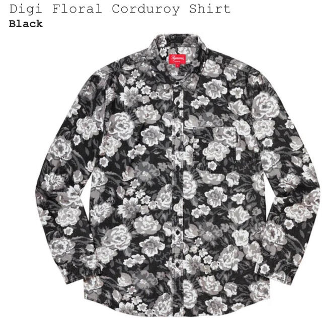 supreme digi floral corduroy shirts