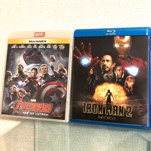 アイアンマン1 2 3 アベンジャーズ AOU 計4セット　ブルーレイ 2