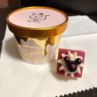 Q-pot ミッキー　リング　ブルーベリー　ケーキ 完売　プレゼント　ディズニー