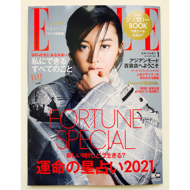 ELLE(エル)のELLE JAPON １月号　最新号 エンタメ/ホビーの雑誌(ファッション)の商品写真