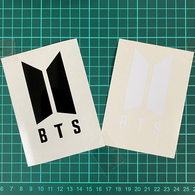 Bts カッティングステッカー 黒 白 2枚セット 転写シート付きの通販 By K S ラクマ Bts カッティングステッカー 黒 白 2枚セット 転写シート付きの通販 By K S ラクマ