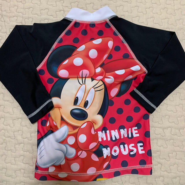 Disney(ディズニー)のディズニー　ミニー　ラッシュガード　90 キッズ/ベビー/マタニティのキッズ服女の子用(90cm~)(水着)の商品写真