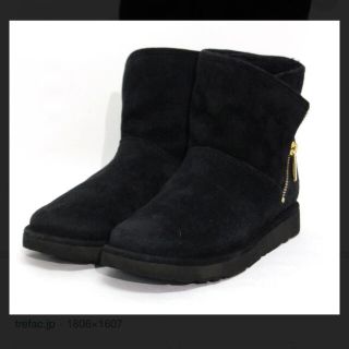 アグ(UGG)のUGG Kip サイドジップショートムートンブーツ39  8レア(ブーツ)