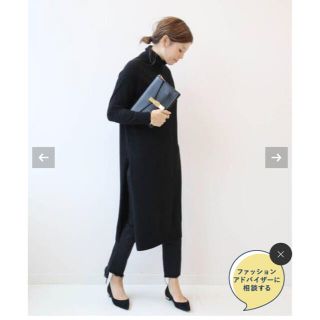 ドゥーズィエムクラス(DEUXIEME CLASSE)の ドゥーズィエムクラス  19AW CAPRI タートルネック ワンピース(ニット/セーター)