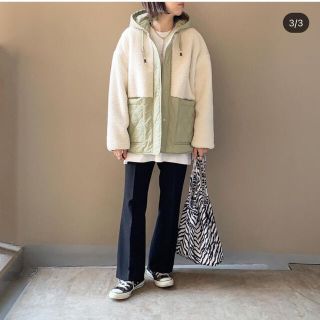 ZARA - ZARA キルティングボア生地ジャケット Mの通販 by 1903｜ザラ ...