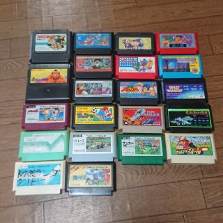 ファミリーコンピュータ(ファミリーコンピュータ)のファミコンカセット/まとめ売り/21本(家庭用ゲームソフト)