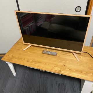 ソニー(SONY)のSANSUI32型液晶テレビ　木目調　ナチュラル　ブラウン(テレビ)