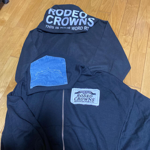 RODEO CROWNS(ロデオクラウンズ)のRODEOCROWNSジップパーカー　ロデオ レディースのトップス(パーカー)の商品写真